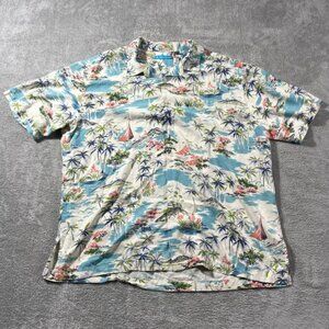 Tommy‎ Bahama Mens IslandZone Scenic Button Up Short Sleeve Shirt